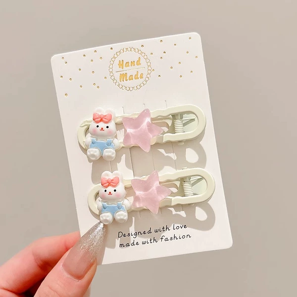 6# Pair of Rabbit Stars in Suspenders-6cm