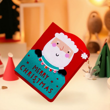 可爱圣诞笔记本a5硬壳超厚卡通学生空白作业手账记事本工厂批发