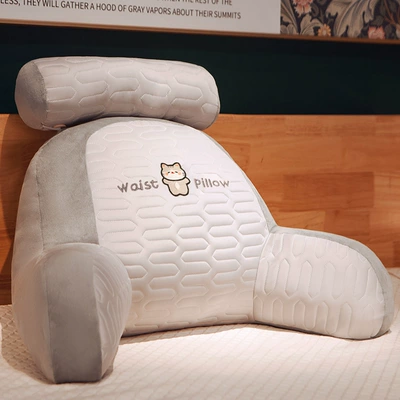 Multi-function pad: Waist Pillows, Large Backrests, Sofa - large-cushion-headrest-recommended-at-bedside-70x50cm-independent-inner-liner-is-removable-and-washable-latex-cat-skin-friendly-latex-sandwich-material-shell-with-high-weight