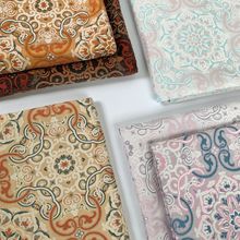 国风提花布料宝相花秋冬雪尼尔汉服外套马甲沙发抱枕暖手袋布料