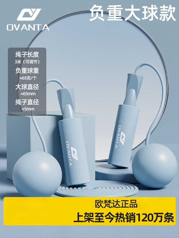 블루/듀얼 사용/스틸 와이어 긴 로프 무선 볼