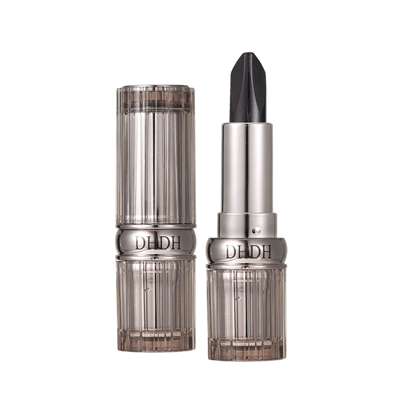 DHDH fluye brillante color lápiz labial cardíaco tricolor mate niebla cara no es fácil de tocar taza de maquillaje otoño invierno desarrollo de color lápiz labial sedoso