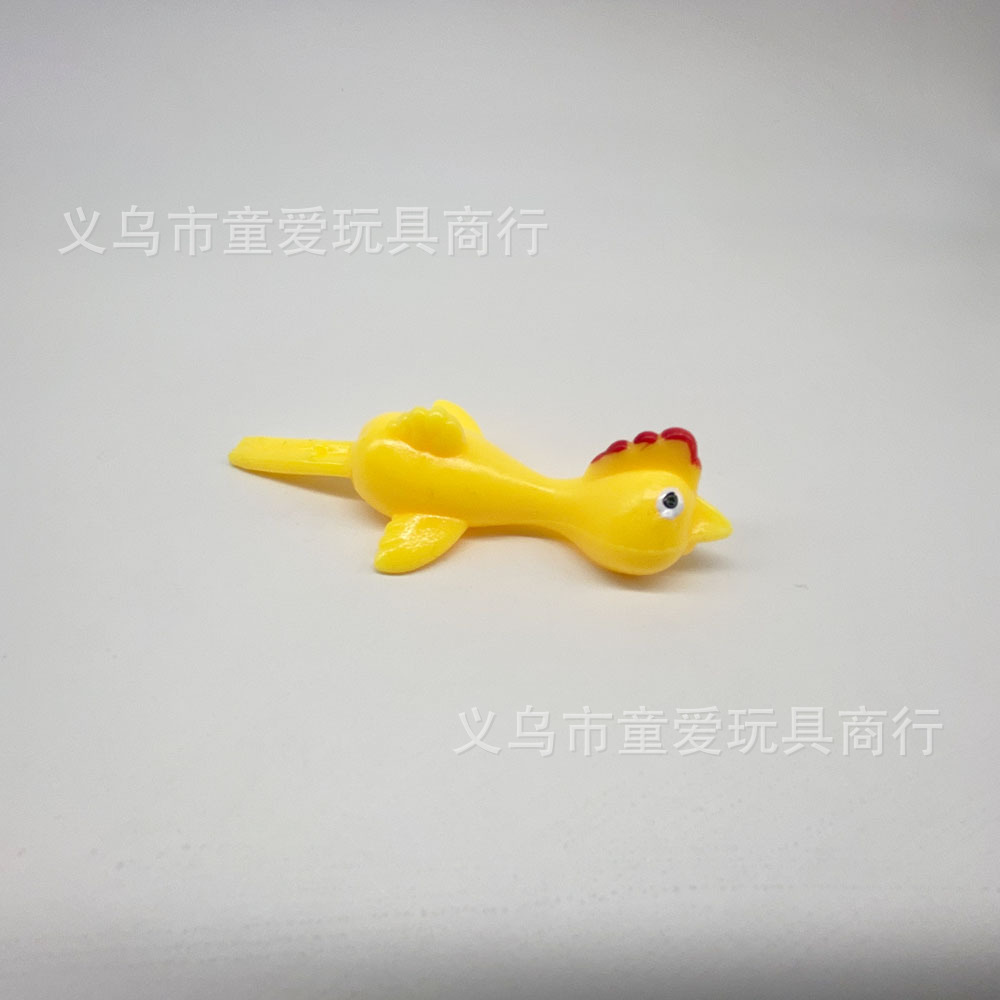 Directly from the manufacturer, eco-friendly TPR soft material finger catapult turkey, classic catapult chicken toy