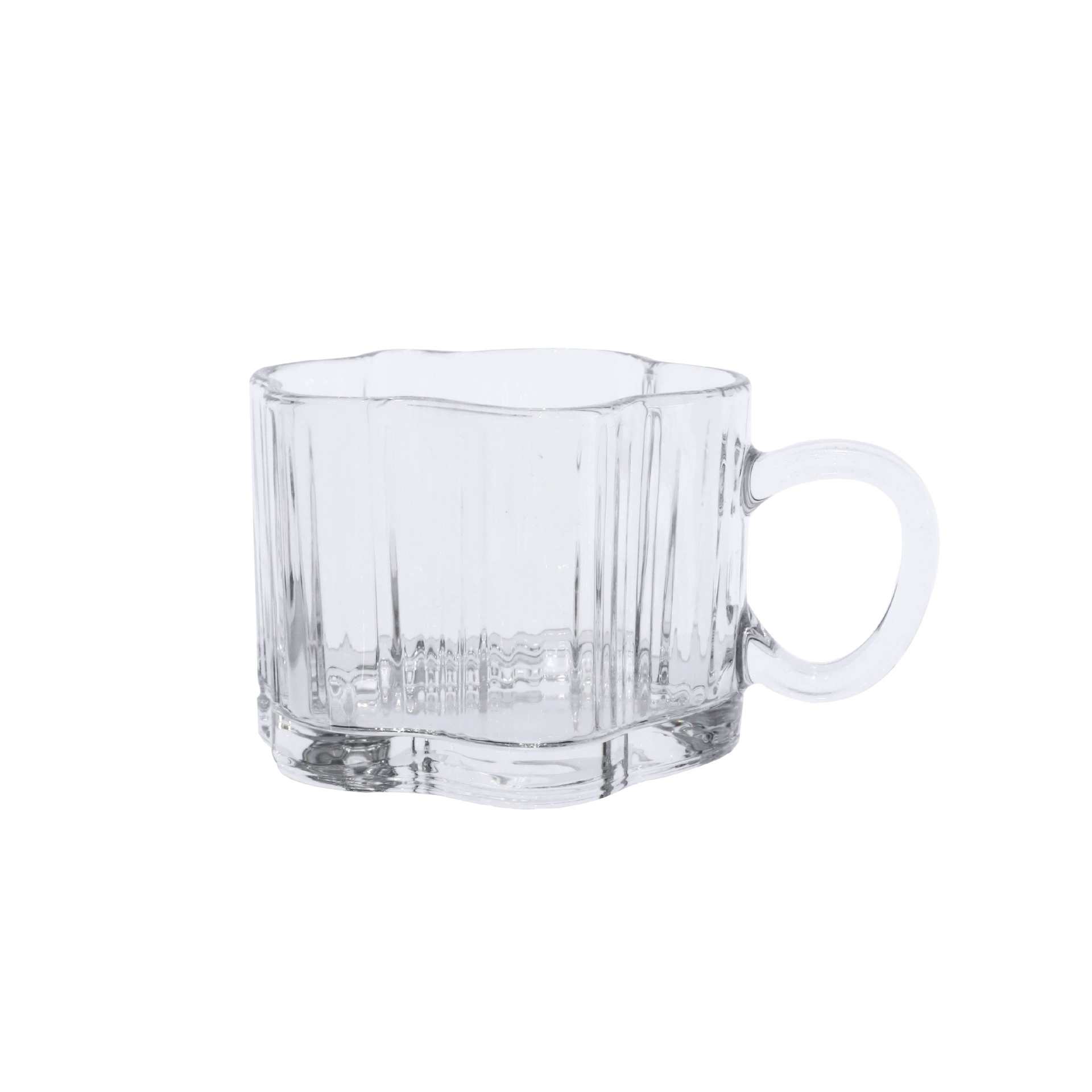Glass cloud mug (Bengfuko), 280 ml, cartoon printed souvenir cup