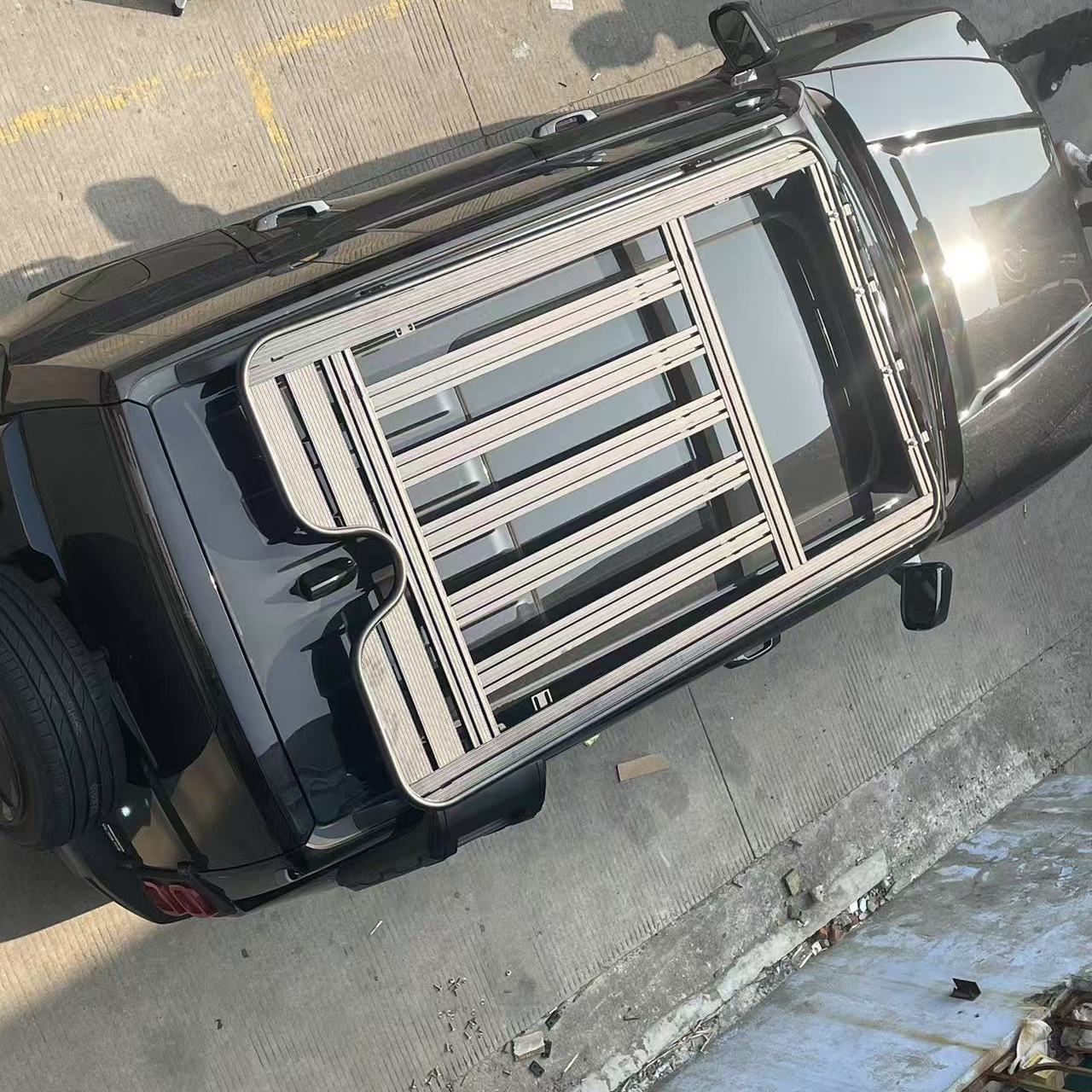 Luggage Rack Side | Haval Roof rack - menglong-sunroof-platform-side-ladder-side-armor-net