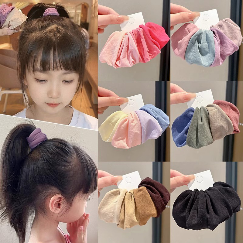 Color ensanchado máscara anillo de cabello para niños de alta elasticidad cuerda de cabeza duradera para mujeres 2025 nuevo temperamento cabello de caballo cuerda de cabeza