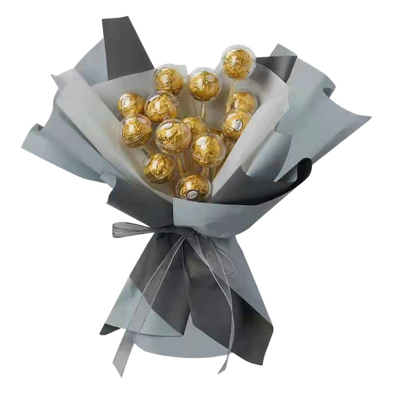 Ramo de chocolate material de embalaje bricolaje acabado materiales de tienda de flores suministros de San Valentín titular de la taza de chocolate