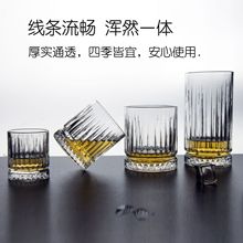 厂家供应剑纹ins厚底剑纹玻璃杯网红轻奢创意高颜值设计感饮品杯