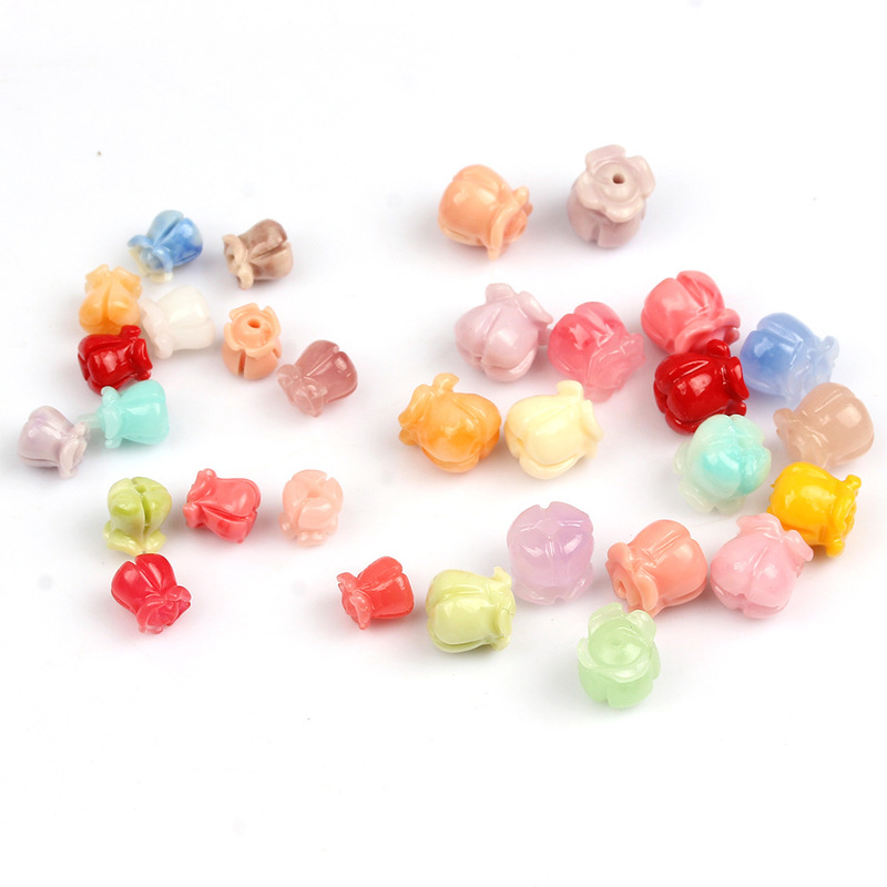 Shell powder pressed Lily orchid diy flower handmade earrings hairpin material necklace accessories beaded accessories Tulip