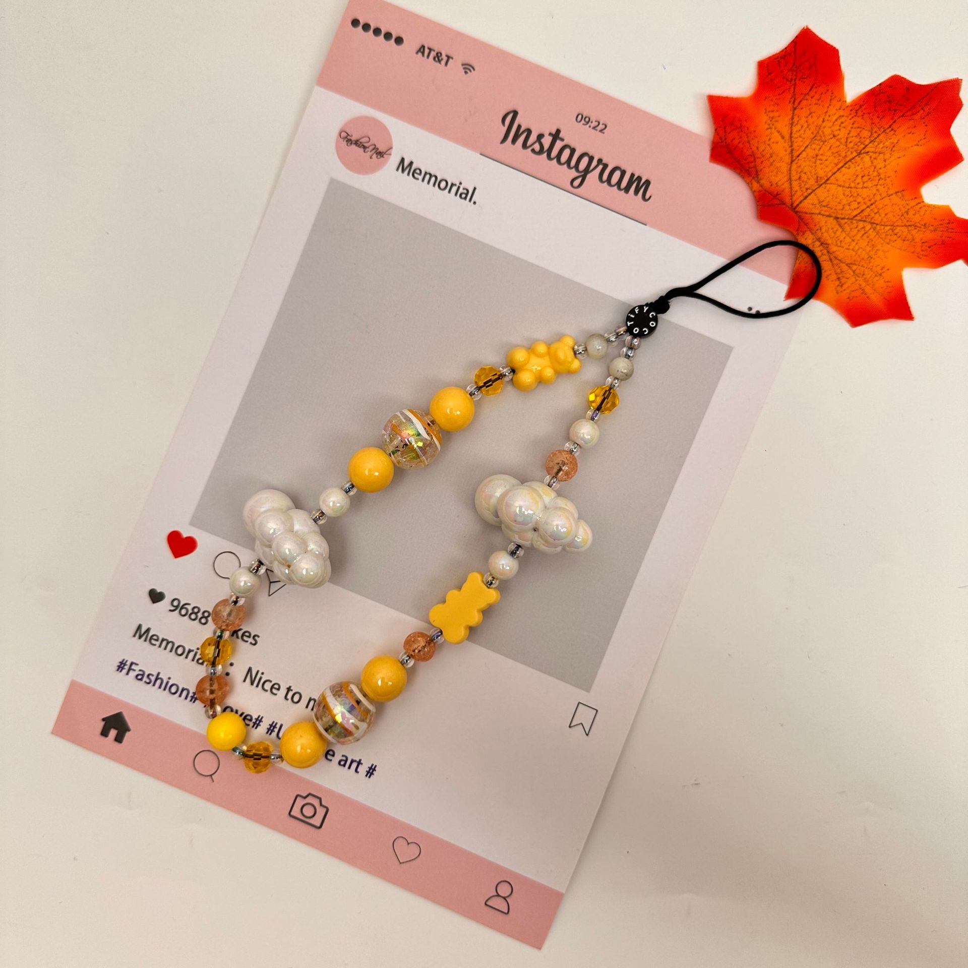 Moda simple amor mariposa serie de cadena de teléfono móvil cadena de teléfono móvil bolso bolso llaver colgante corto diseño de nicho