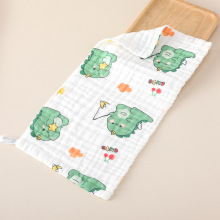 【实惠款】厂家批发定做六层25x50cm纯棉纱布童巾儿童毛巾婴幼儿