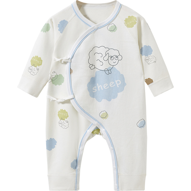 Ropa de bebé recién nacido para primavera, otoño e invierno, algodón puro, 0-3 meses, pelele cálido, mono para bebé recién nacido. image 5