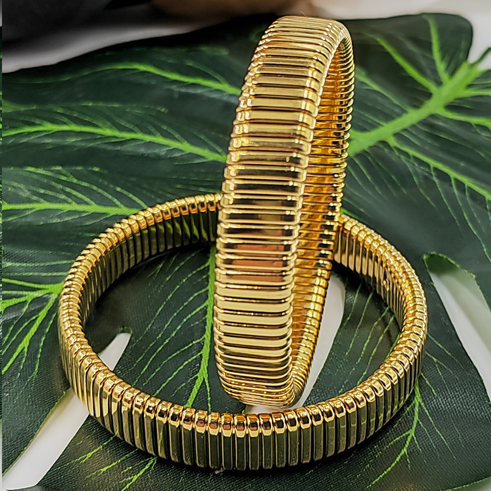 Rings, Bracelets Classification Commute Geometric Titanium Steel Plating Rings Bracelets