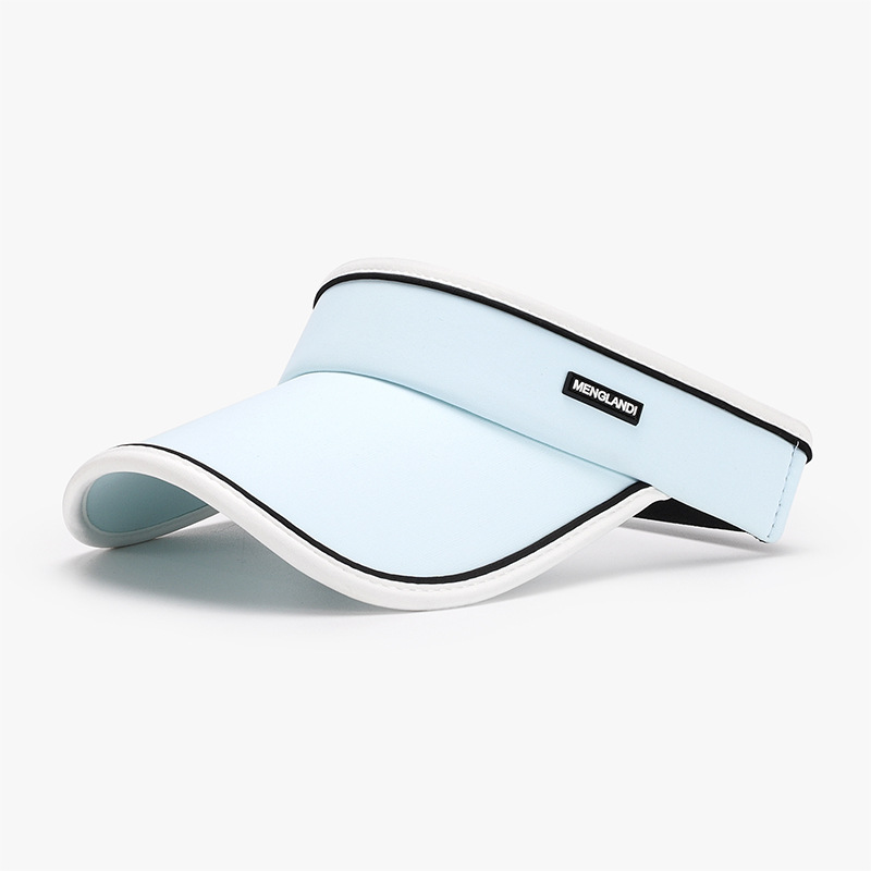 Verano al aire libre de equitación de las mujeres tapa vacía sombrero para el sol moda protección UV primavera y verano simple sombrero para el sol de seda de hielo