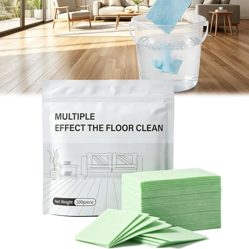 Multi-Purpose Floor Cleaner, Floor Cleaning Tablets, Dissolvable Deep Cleaning Solution for Hardwood Floors and Tiles Multi-Purpose Floor Cleaner, Floor Cleaning Tablets, Dissolvable Deep Cleaning Solution for Hardwood Floors and Tiles