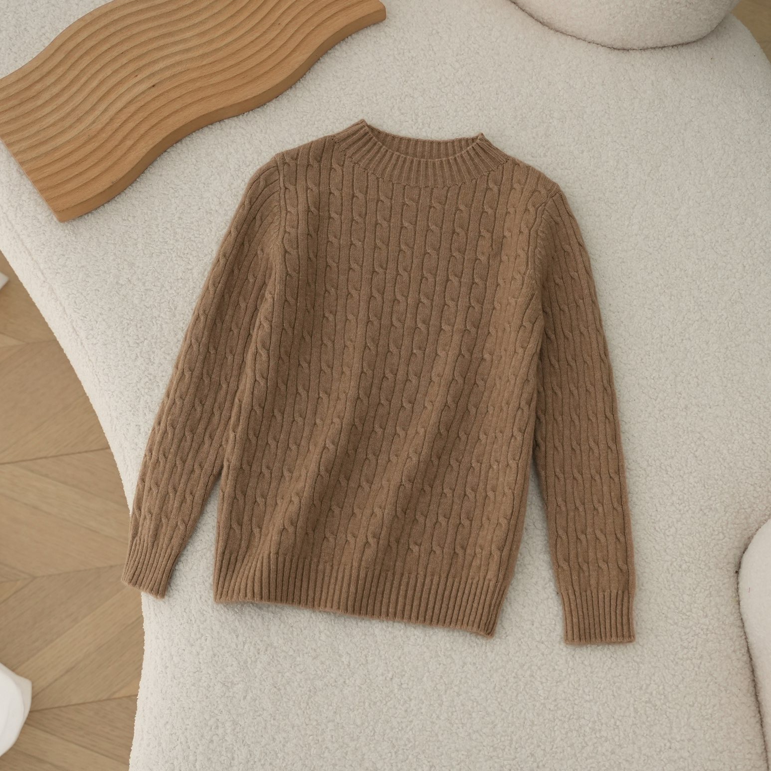 Suéter de niño 2025, otoño y invierno nuevo jersey de torsión, jersey de punto, jersey de lana para niños, jersey de punto