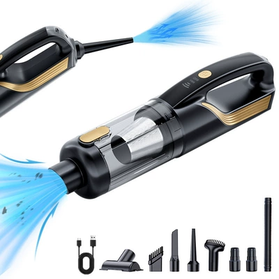Tozsoranlar High Suction Power Car Vacuum - 128-black-goldbrushless-vacuum-cleaner-16000pa
