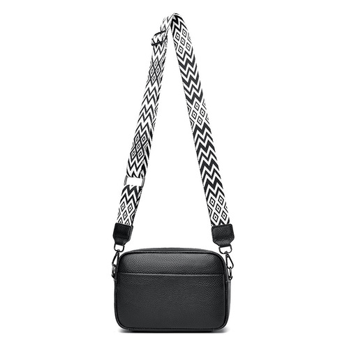 Cross-border genuine leather women's bags wholesale  new trendy and fashionable versatile shoulder crossbody bag first layer cowhide small square bag