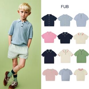 ins�LSS26����FUB������Ů����ͯ�bƴɫᘿ�ӡ������polo�����A��