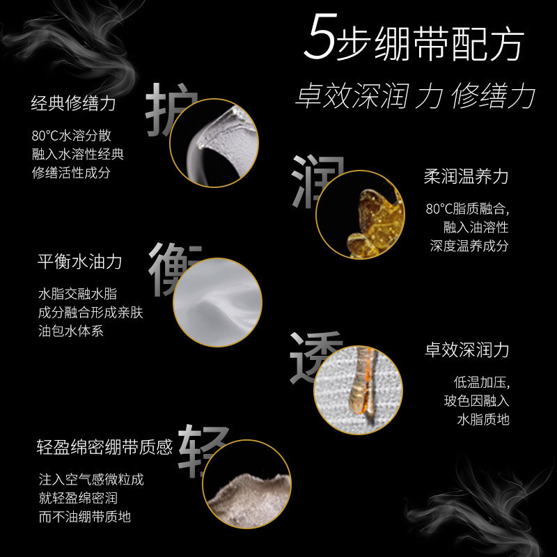 Bosein ブラック包帯クリーム アンチエイジング 小じわを軽減 水分補給 高保湿 ビッグブランド代替品 抗シワ 引き締めクリーム|undefined