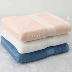 A5L三條裝加厚加大竹纖維毛巾竹炭潔面巾家庭通用柔軟吸水竹棉毛