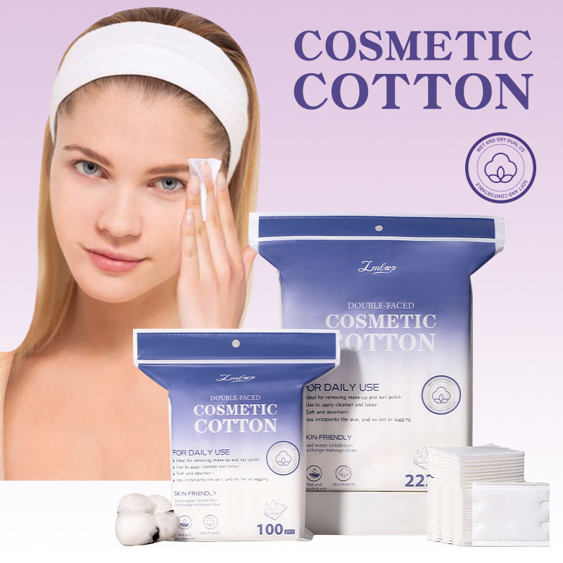 LMLTOP 222pcs Facial Cotton Pad  Nail Makeup Remover Pads