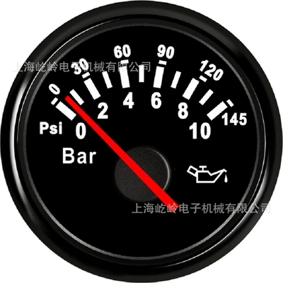 5Bar 10Bar 30Bar | automobile instrument - black-frame-black-bottom-0-10bar