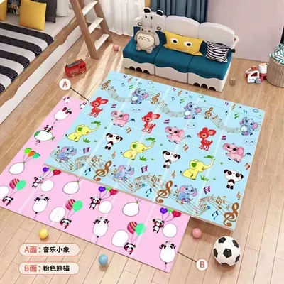 Stitching Foam Floor Mat — Avtomobil döşəmə paspasları - model-a-music-elephant-pink-panda-upgraded-model-20m-x-18m-1cm