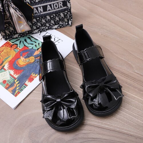 Japanese-style JK single shoes for women, autumn and summer new Lolita flat small leather shoes with bowknot, cute and versatile, popular among netizens