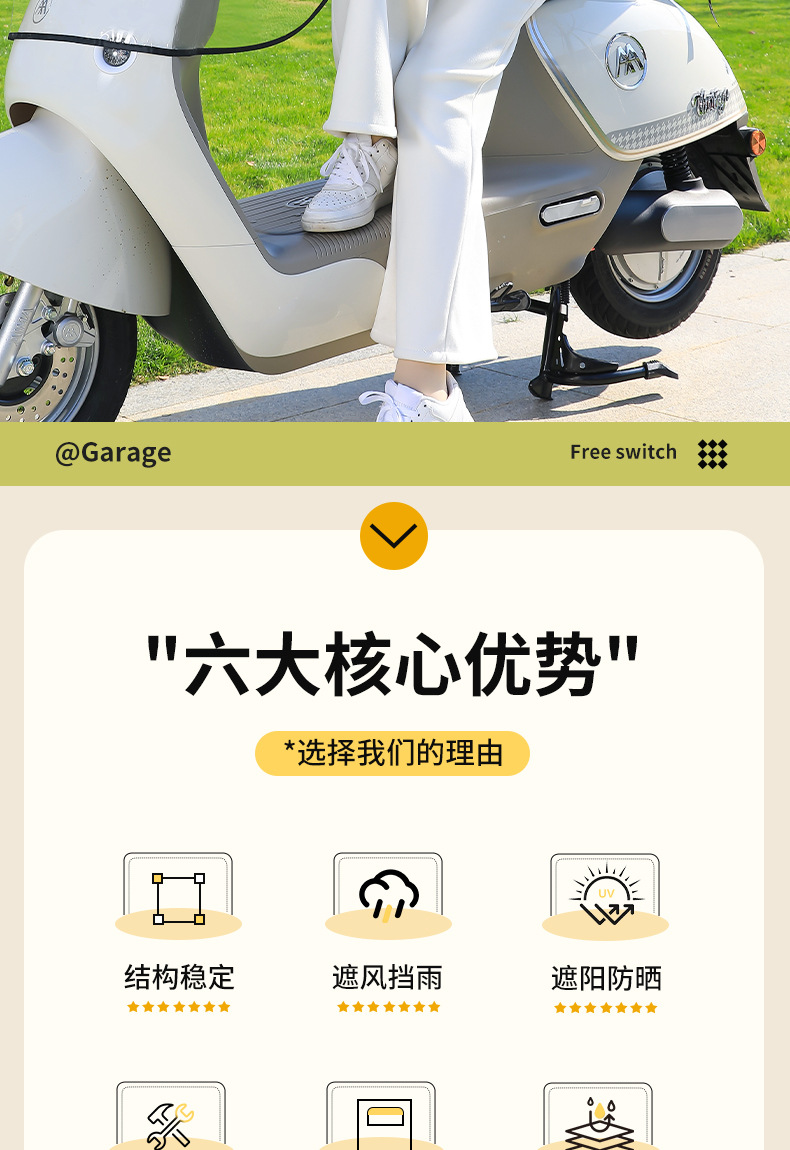 Electric Vehicle Canopy, Rainproof, New Thickened Model, Transparent Sunshade and Windproof Cover for Electric Motorcycles