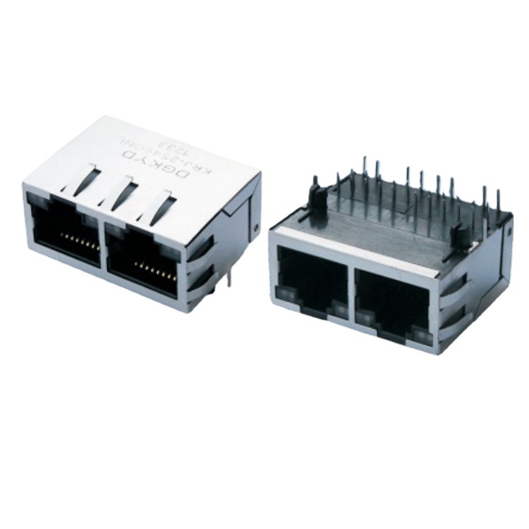 两孔RJ45插座  RJ45电脑网络母座  网孔RJ45插座  RJ45路由器母座
