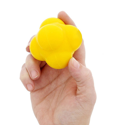 Hexagonal ball reaction ball, sensitive ball, smart ball, reaction speed training ball, bouncing ball, training ball, auxiliary ball