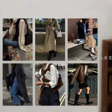 小众韩系ins秋冬氛围感穿搭海报墙贴简约服装店布置装饰画贴拍照