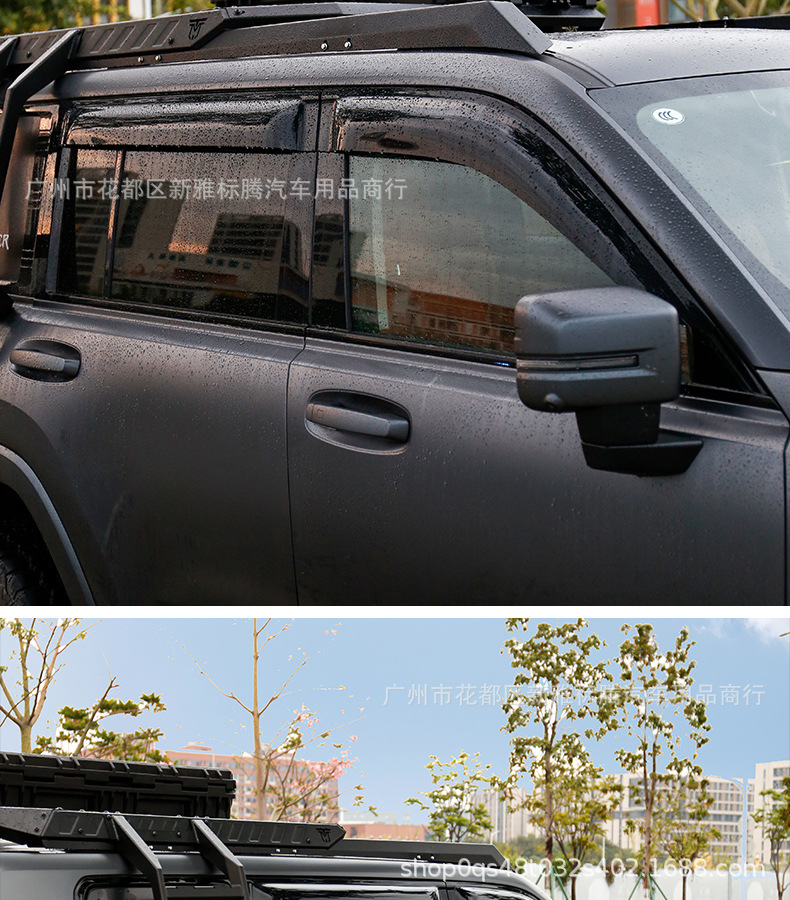 Great Wall Haval H9 Second-Generation Window Rain Guards, Window Blackening, Black Warrior Visors, Sunshade Exterior Accessories