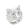 Zhenrong Wish new domineering Arctic wolf ring Nordic mythical Viking warrior wolf Fantrier men's ring