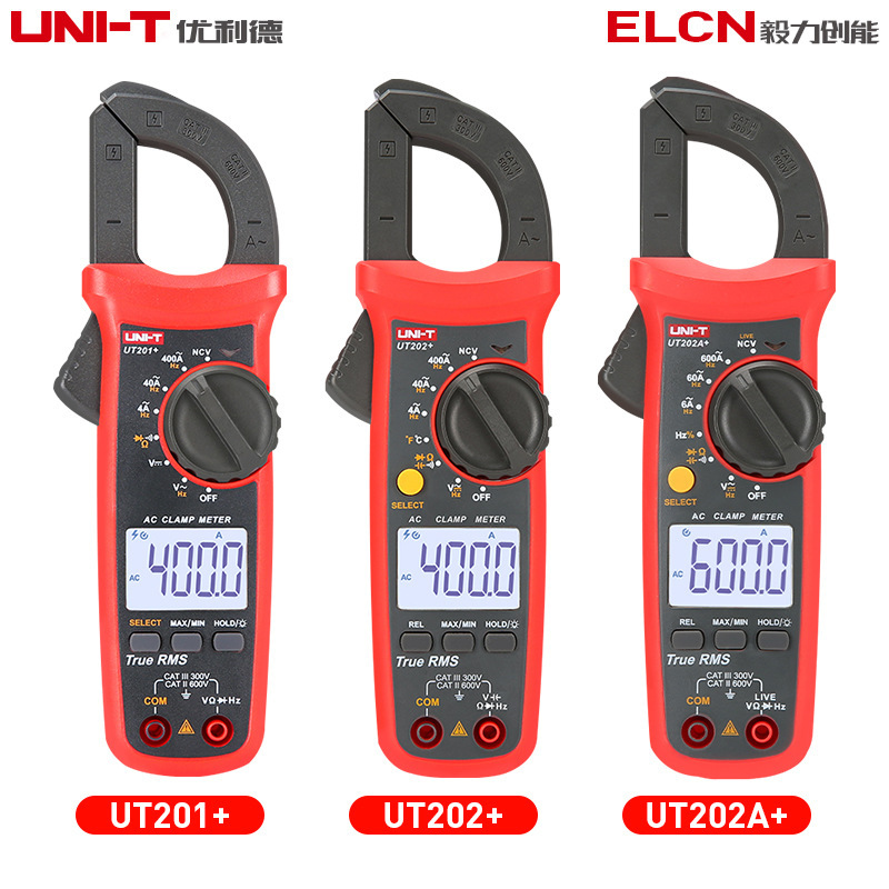 钳形表优利德UT201+202A+ 210E 211D 208B 216D UT213C钳形万用表
