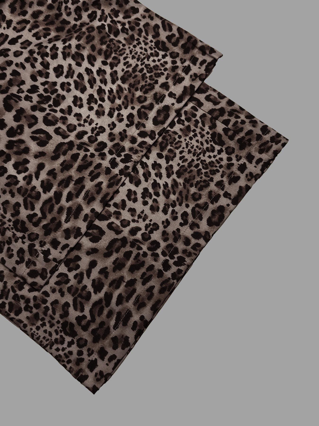 Vida byxor för kvinnor med leopardmönster höst och vinter_voghion.com