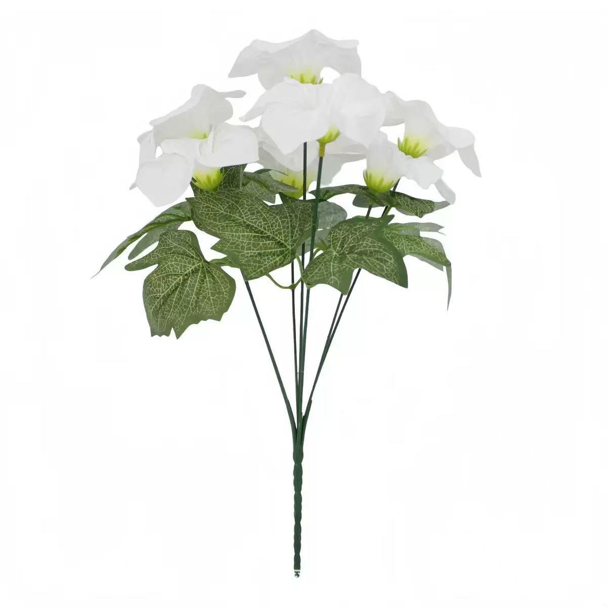 7 flores de simulación de marioneta transfronteriza temu Amazon explosión jardín verde flor decoración floral artificial mano de flores
