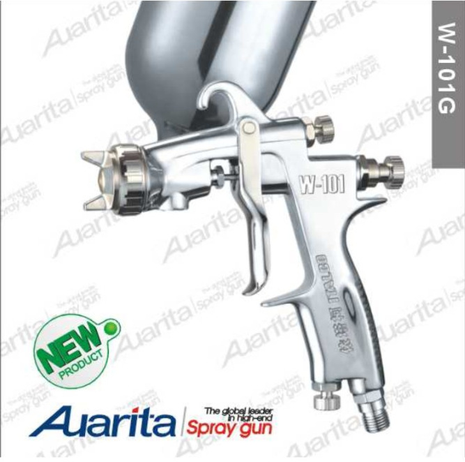 依塔柯Auarita W-101 塑料 400cc 杯子 SPRAY GUN 手动喷枪 1.5mm