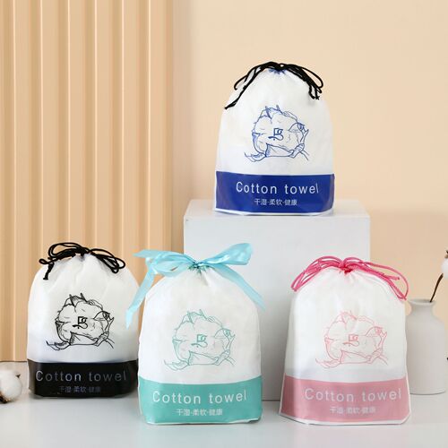 Cotton soft towel disposable face wash towel pure cotton non-woven makeup remover cleansing towel dry and wet dual-use beauty facial tissue