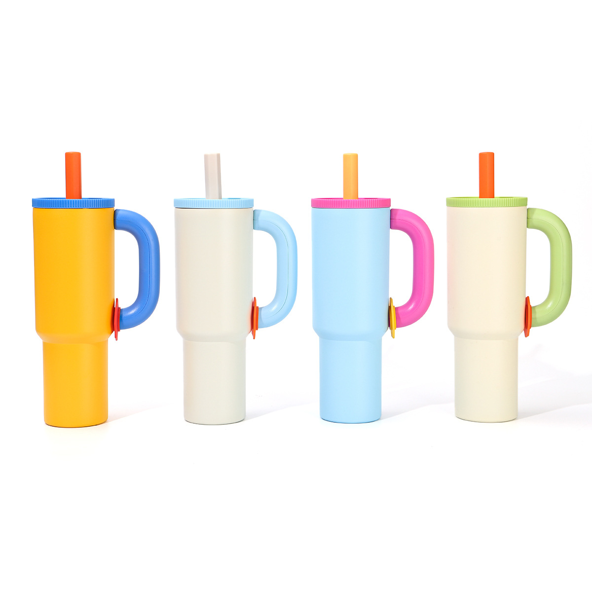 alto valor facial mango de dopamina taza de automóvil de gran capacidad 304 taza de aislamiento de acero inoxidable taza de hielo portátil al aire libre