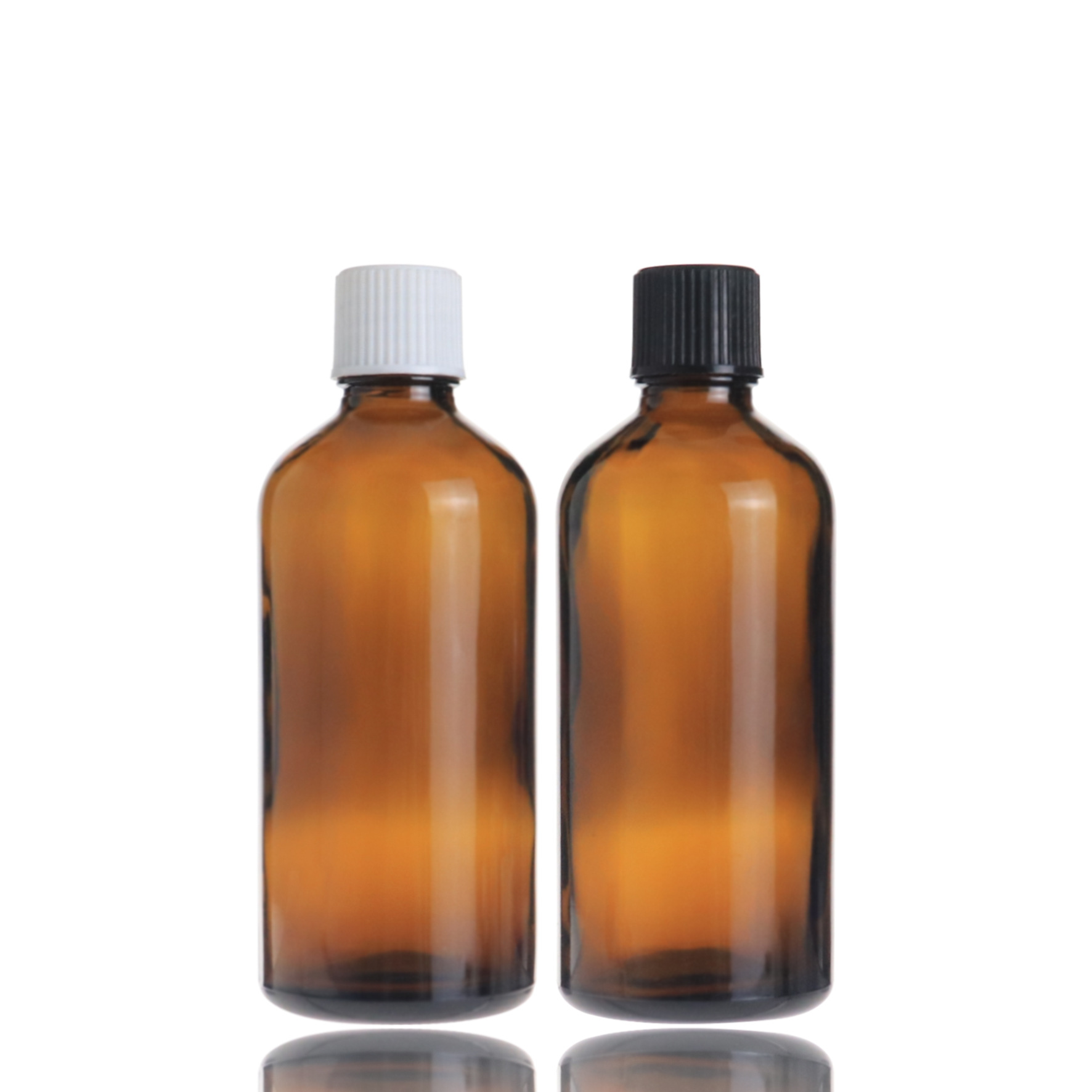 玻璃瓶厂 机制自动精油瓶 茶色精油瓶100ML 调配瓶