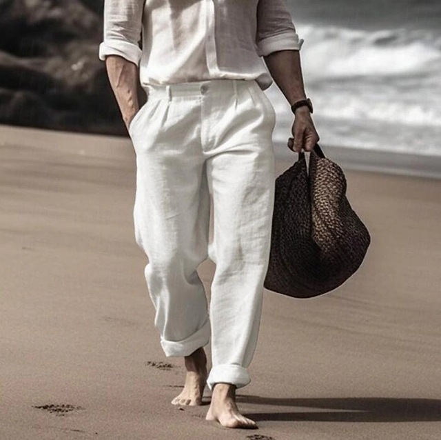 Summer beach solid color comfortable travel breathable casual…