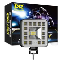 DXZ новый автомобильный рабочий свет 3-дюймовый квадратный 23LED69W внедорожный прожектор вспомогательный свет Прожектор дальнего света