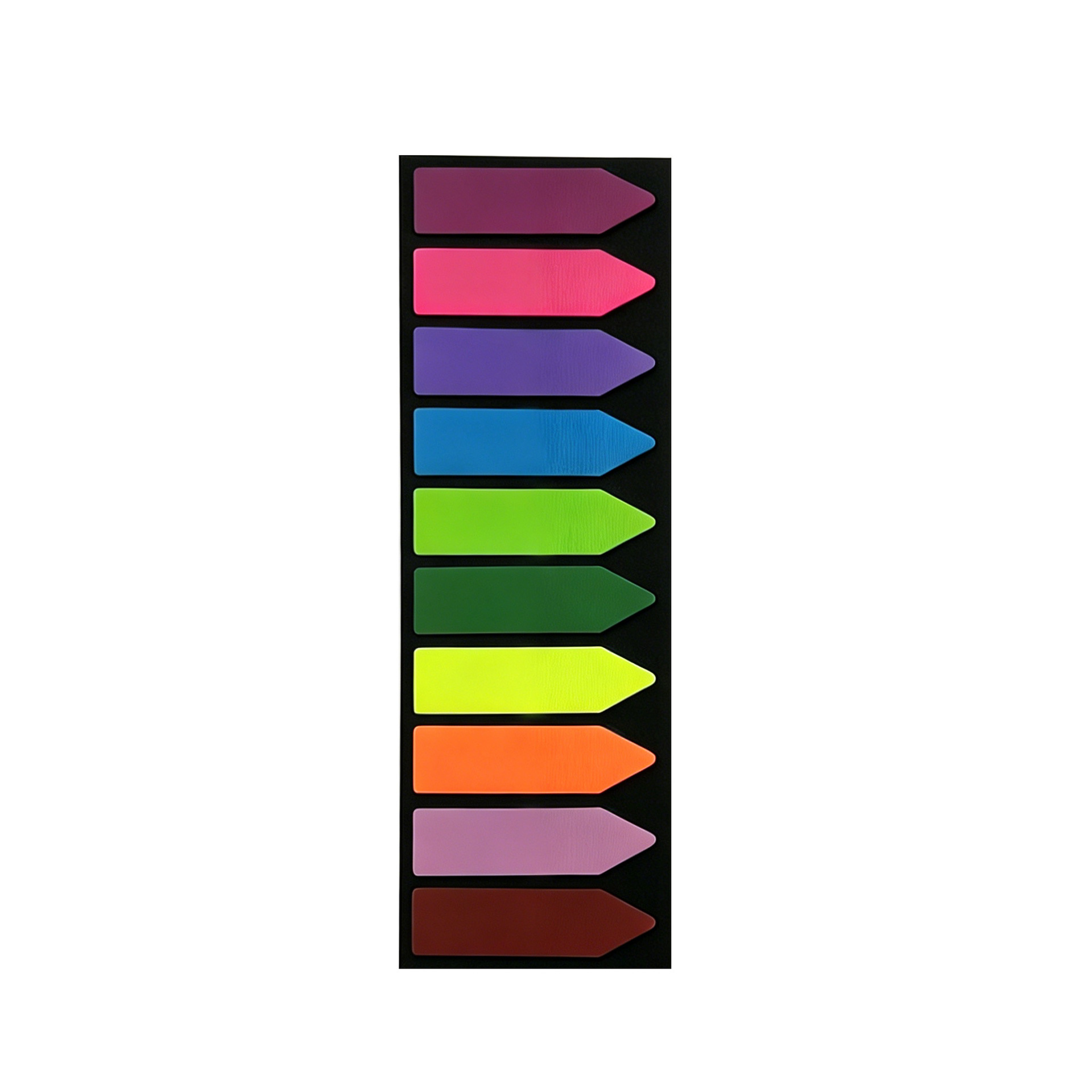 Notas adhesivas transparentes extraíbles de 10 colores, notas adhesivas impermeables para estudiantes, pegatinas de índice de colores Morandi de secado rápido, impermeables y de secado rápido