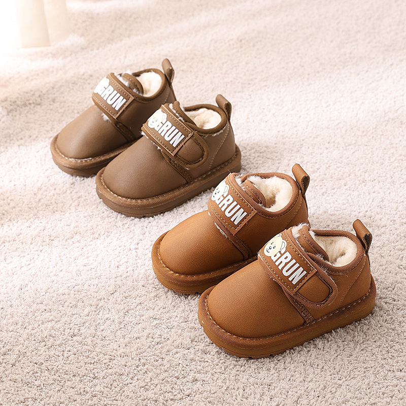 Children's snow boots for baby girls 2024 winter new anti-slip…
