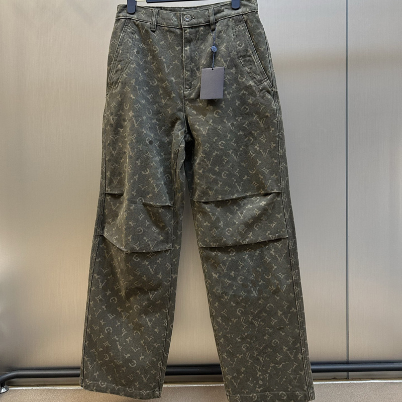 Ceiling Brand Original Label 26Ss Spring and Autumn New Monogram Waxed Casual Fit Jeans
