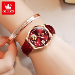 一件代發歐利時品牌手錶女小眾ins風情侶手錶女士女表潮