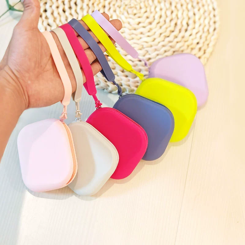 Трансграничный новый продукт молния силиконовый пакет для хранения безделушек кабель для передачи данных мини-пакет для детей бумажник завод спот
