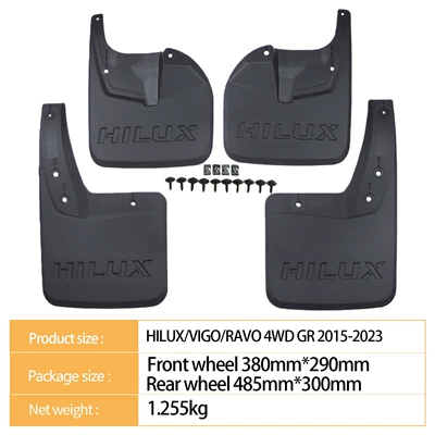 Mudguard Hilux/Vigo/Revo4Wd 15-23 Cross-Border
